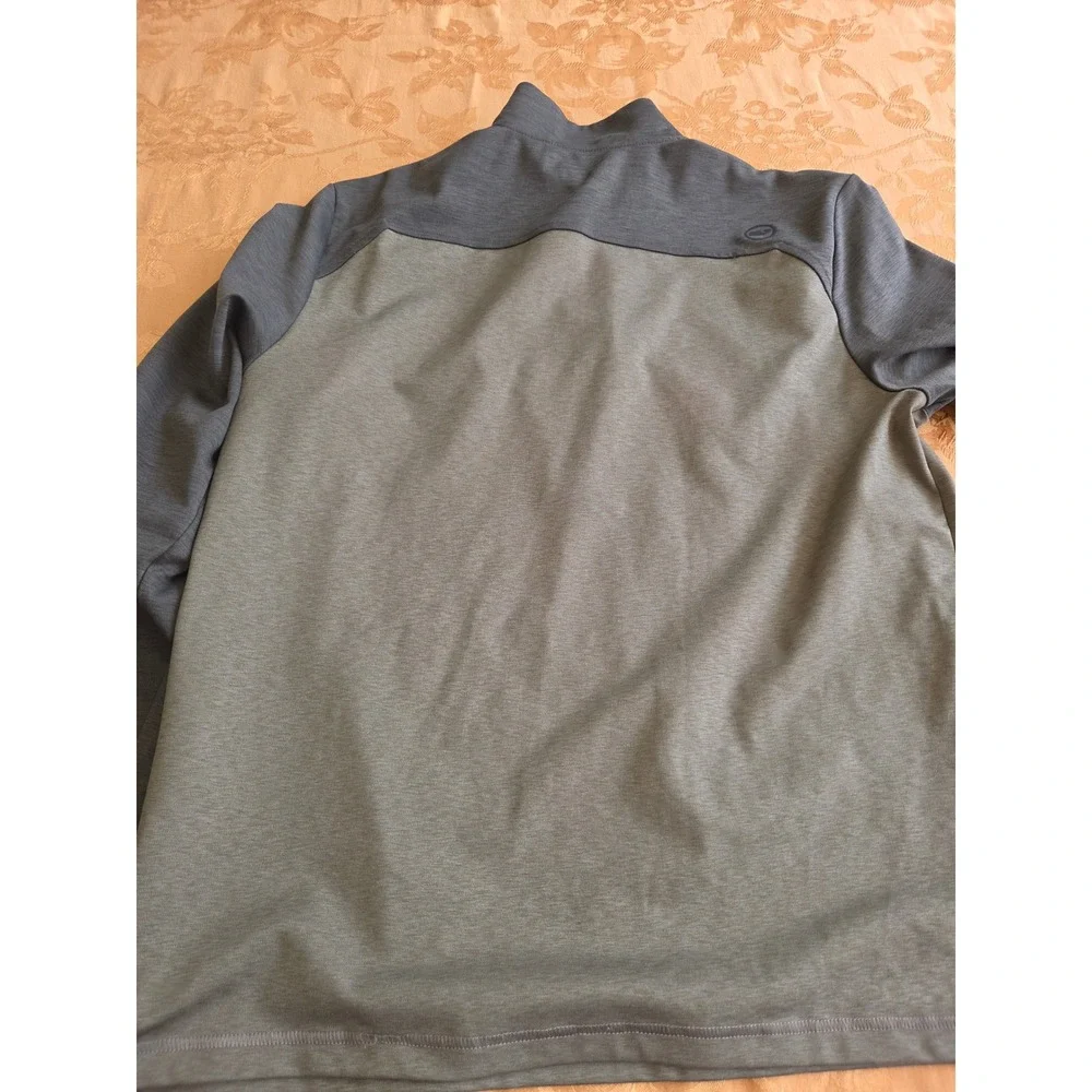 Vineyard Vines OTG On-The-Go Shep Shirt Mens Medium Grey Quarter Zip Pullover